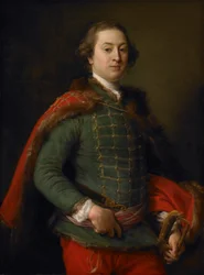 Porträt von John Woodyeare, 1750